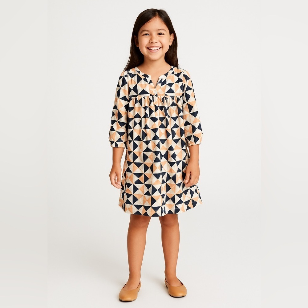 TEA COLLECTION Geometric Print Casual Dress